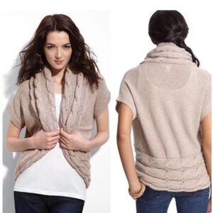 THEORY Baako Haven Gossip Girl Cashmere/Wool Chunky Knit Cardigan, Sz S